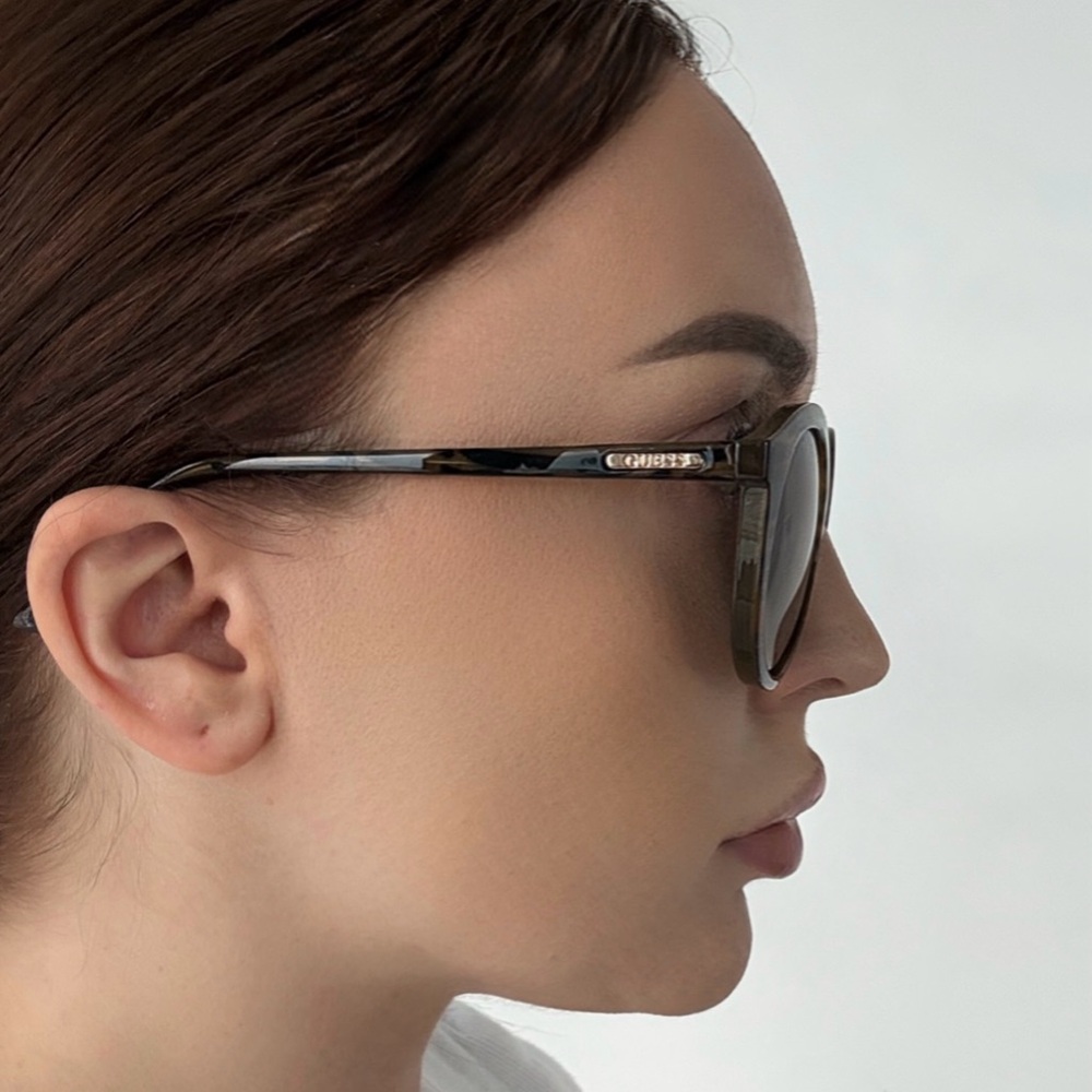 Guess Sunglasses with Cheetah Print Eyewear Case